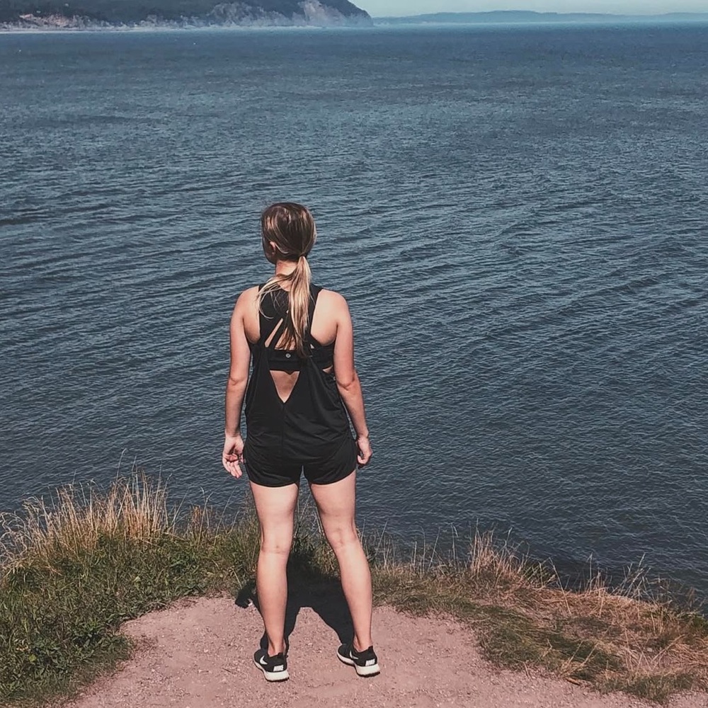 Lululemon black sports top